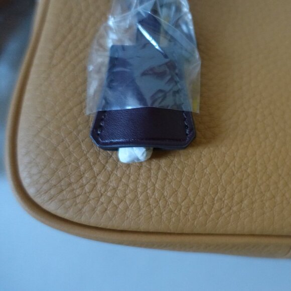 J. Crew Signet Crossbody camera Leather Bag Purse in Italian Leather brown - Picture 3 of 15